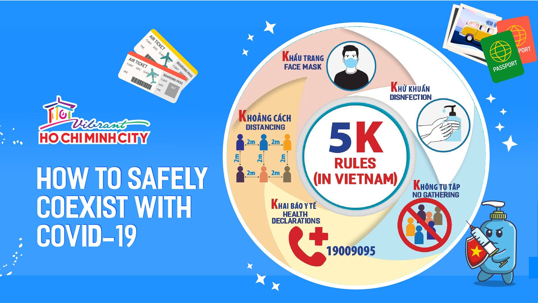 Các biện pháp phòng ngừa về sức khoẻ và an toàn cho khách du lịch