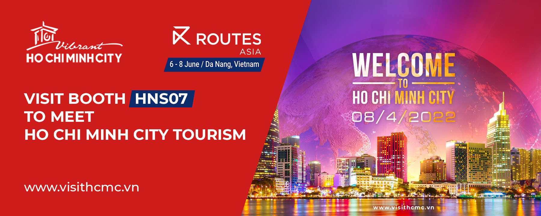 QUẢNG BÁ DU LỊCH THÀNH PHỐ HỒ CHÍ MINH TẠI DIỄN ĐÀN PHÁT TRIỂN ĐƯỜNG BAY CHÂU Á (ROUTES ASIA) 2022