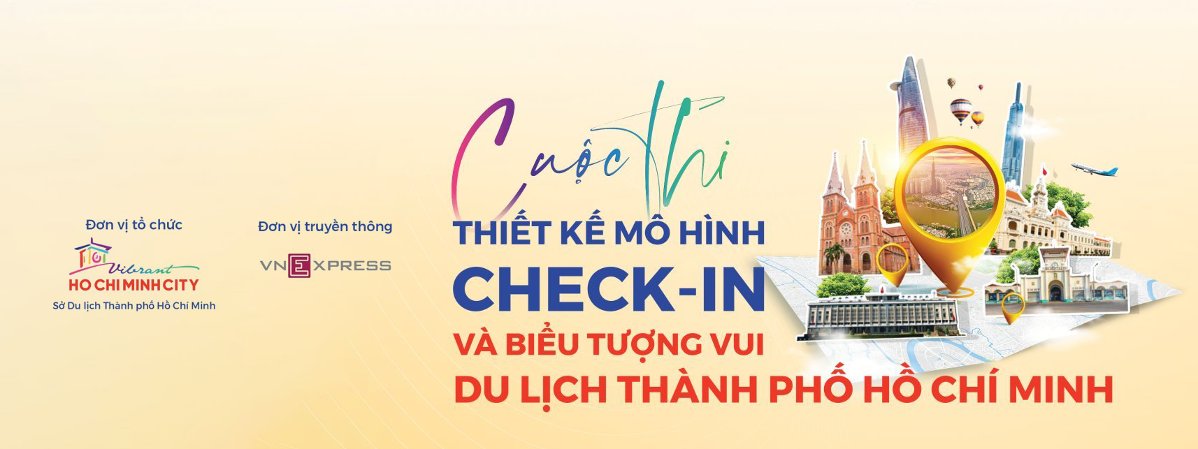 THÔNG CÁO BÁO CHÍ: Cuộc thi “Thiết kế mô hình check-in du lịch và biểu tượng vui du lịch Thành phố Hồ Chí Minh” giai đoạn 1 năm 2023