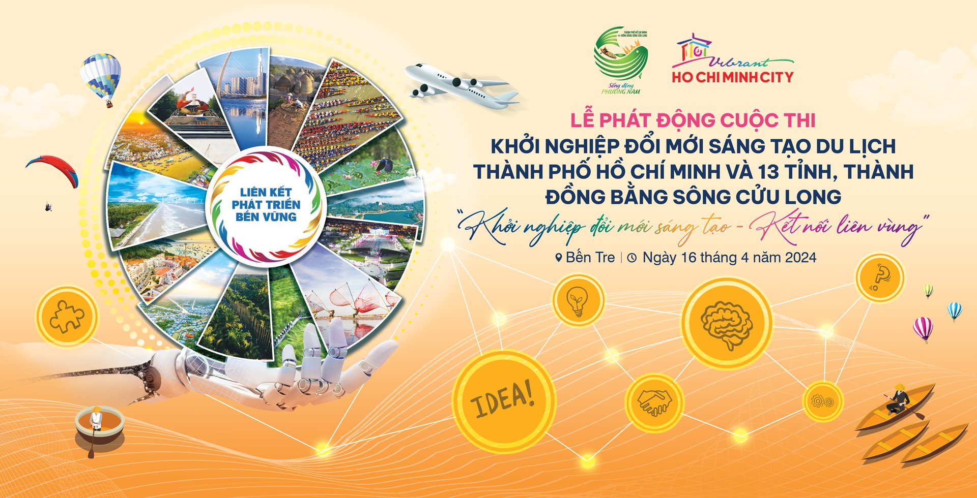 CUỘC THI KHỞI NGHIỆP ĐỔI MỚI SÁNG TẠO DU LỊCH THÀNH PHỐ HỒ CHÍ MINH VÀ ĐỒNG BẰNG SÔNG CỬU LONG
